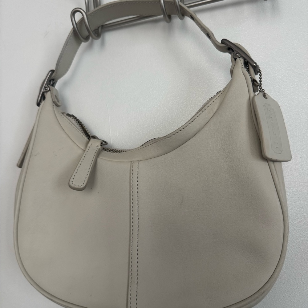 Coach Off-White Leather Hobo Bag - Picture 2 of 2
